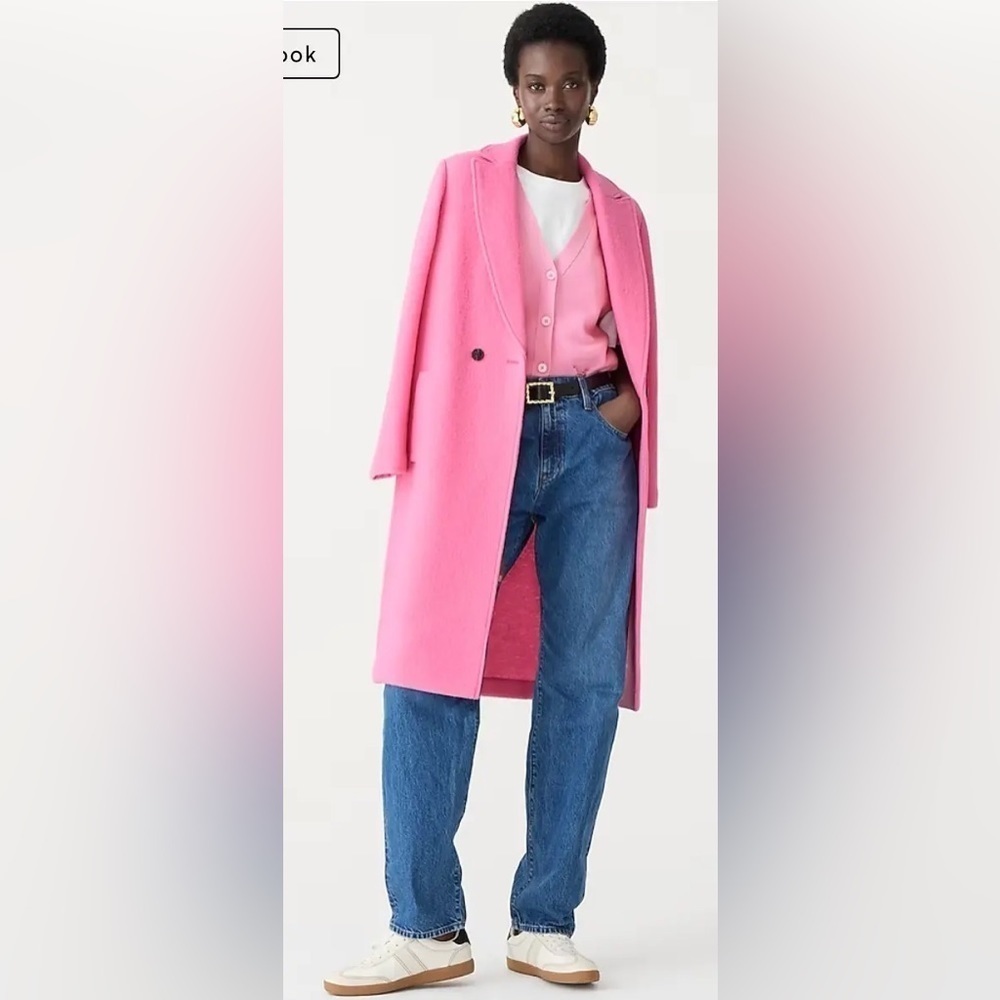 J.Crew Daphne Topcoat Italian Boiled Wool BT998